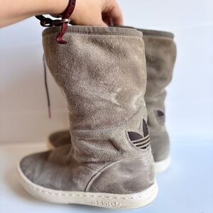 Vintage Adidas Suede Fur-Lined Boots G16876 – Brown Originals 2011